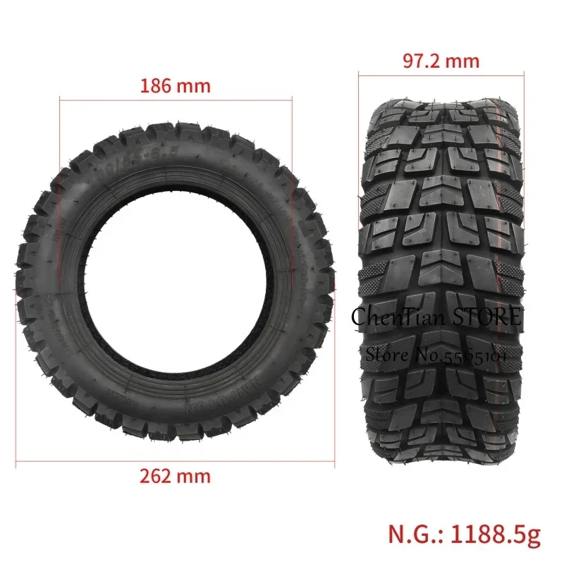 100/65-6.5 Off-Road Vacuum Tire for VSETT 11+/Zero 11X/Dualtron 11 Inch Electric Scooter, Tubeless Wider Thicker Tires
100/65-6.5 Off-Road Vacuum Tire for VSETT 11+/Zero 11X/Dualtron 11 Inch Electric Scooter, Tubeless Wider Thicker Tires