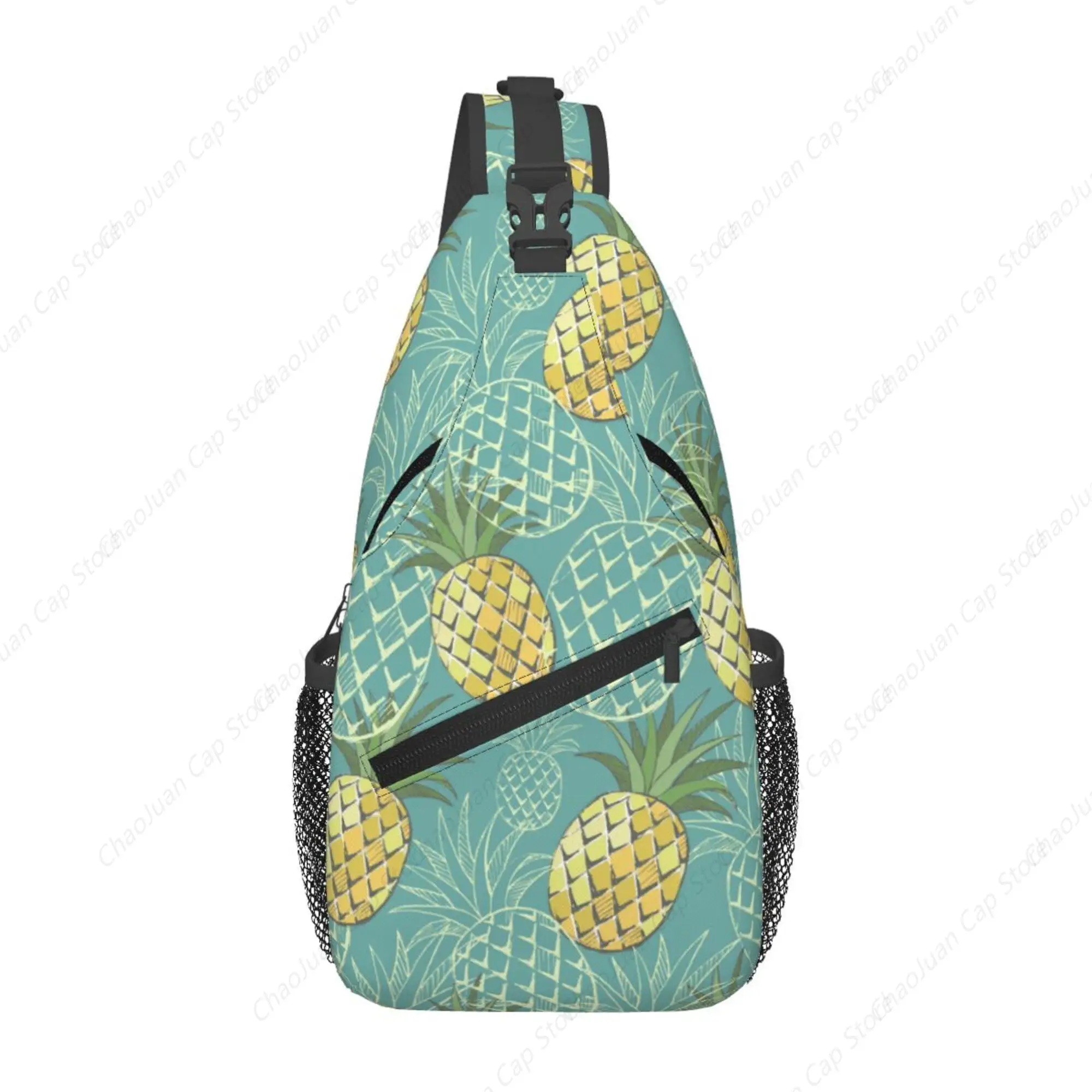 Vintage Pineapple Print Unisex Sling Crossbody Backpack | Outdoor Hiking Travel Daypack
Vintage Pineapple Print Unisex Sling Crossbody Backpack | Outdoor Hiking Travel Daypack