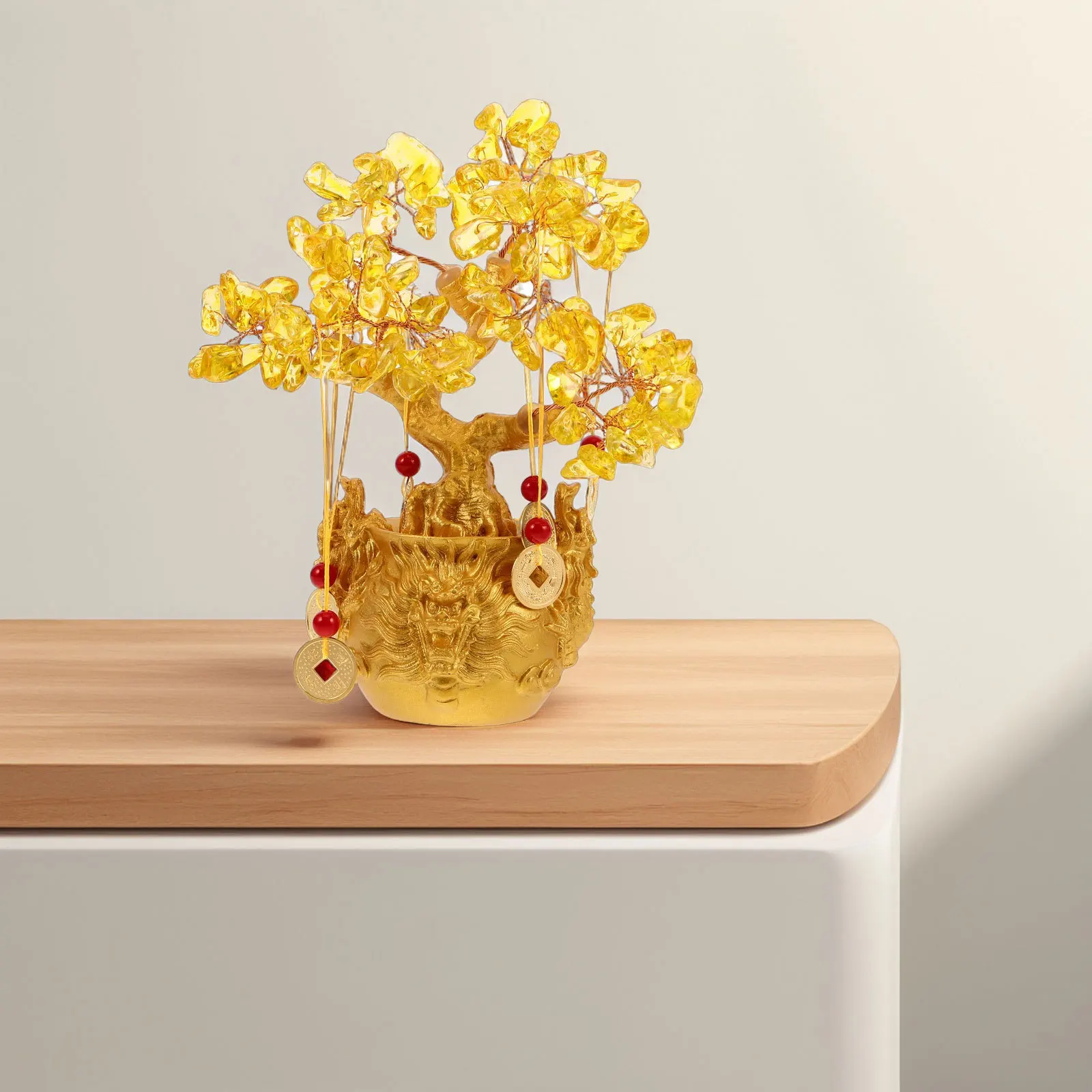 Crystal Money Tree Feng Shui Decor Wealth Attracting Indoor Plant Bonsai Centerpiece Home Office Desk Decoration Gift 
Crystal Money Tree Feng Shui Decor Wealth Attracting Indoor Plant Bonsai Centerpiece Home Office Desk Decoration Gift