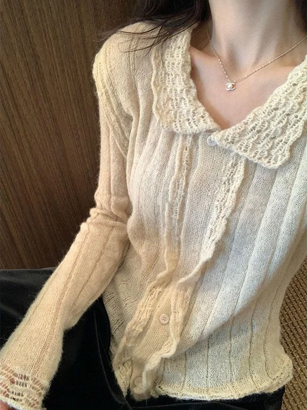 Ele Apricot Long Sve Knitted Open Cardigan Women's Early Autumn Faionable Small Fraance Sle Outerwear Top
Ele Apricot Long Sve Knitted Open Cardigan Women's Early Autumn Faionable Small Fraance Sle Outerwear Top