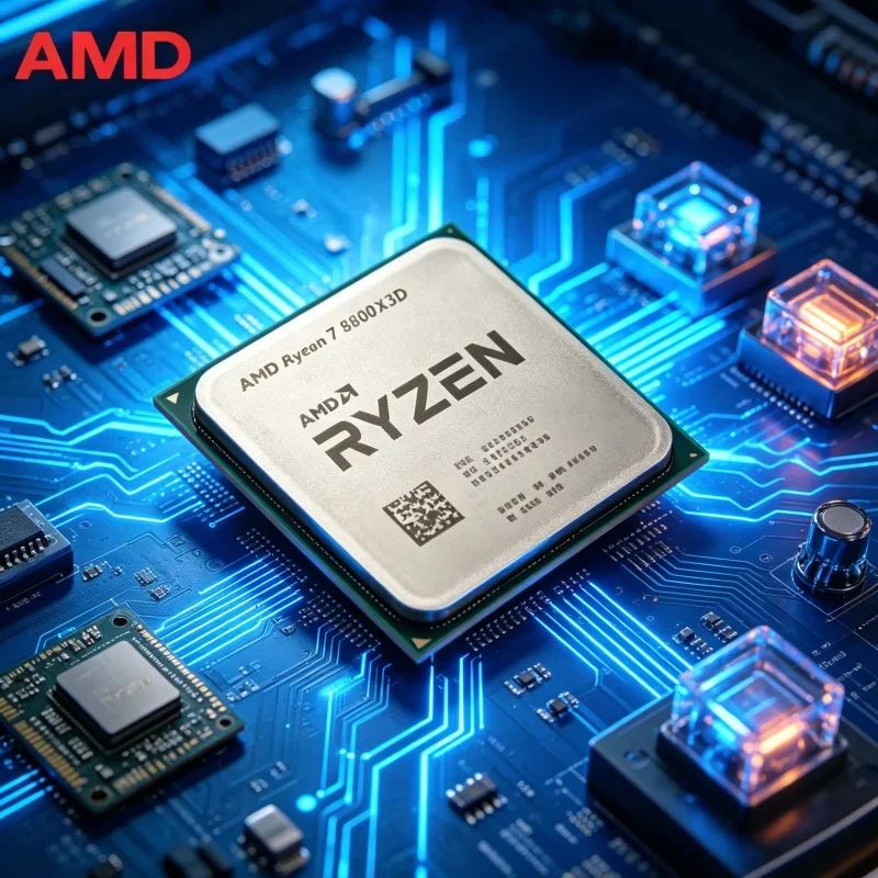 AMD Ryzen 7 5800X3D Performance PC CPU Featuring Exclusive 3D V-Cache Tech 3.4GHz Base Max 4.5GHz Boost DDR4 Memory Ready
AMD Ryzen 7 5800X3D Performance PC CPU Featuring Exclusive 3D V-Cache Tech 3.4GHz Base Max 4.5GHz Boost DDR4 Memory Ready