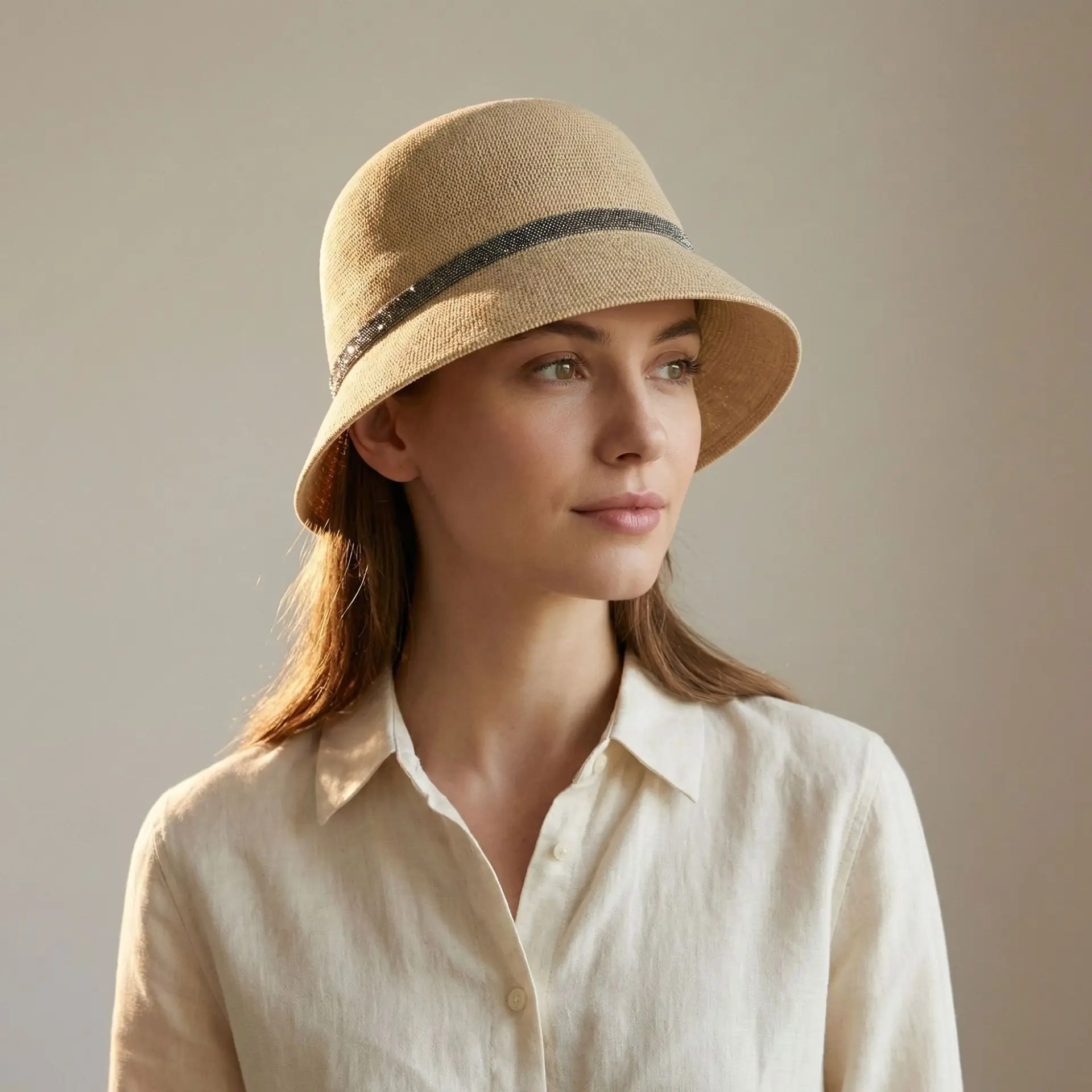 Women’s Washi Paper Bucket Hat Embellished Lightweight Sun Protection Summer
Women’s Washi Paper Bucket Hat Embellished Lightweight Sun Protection Summer