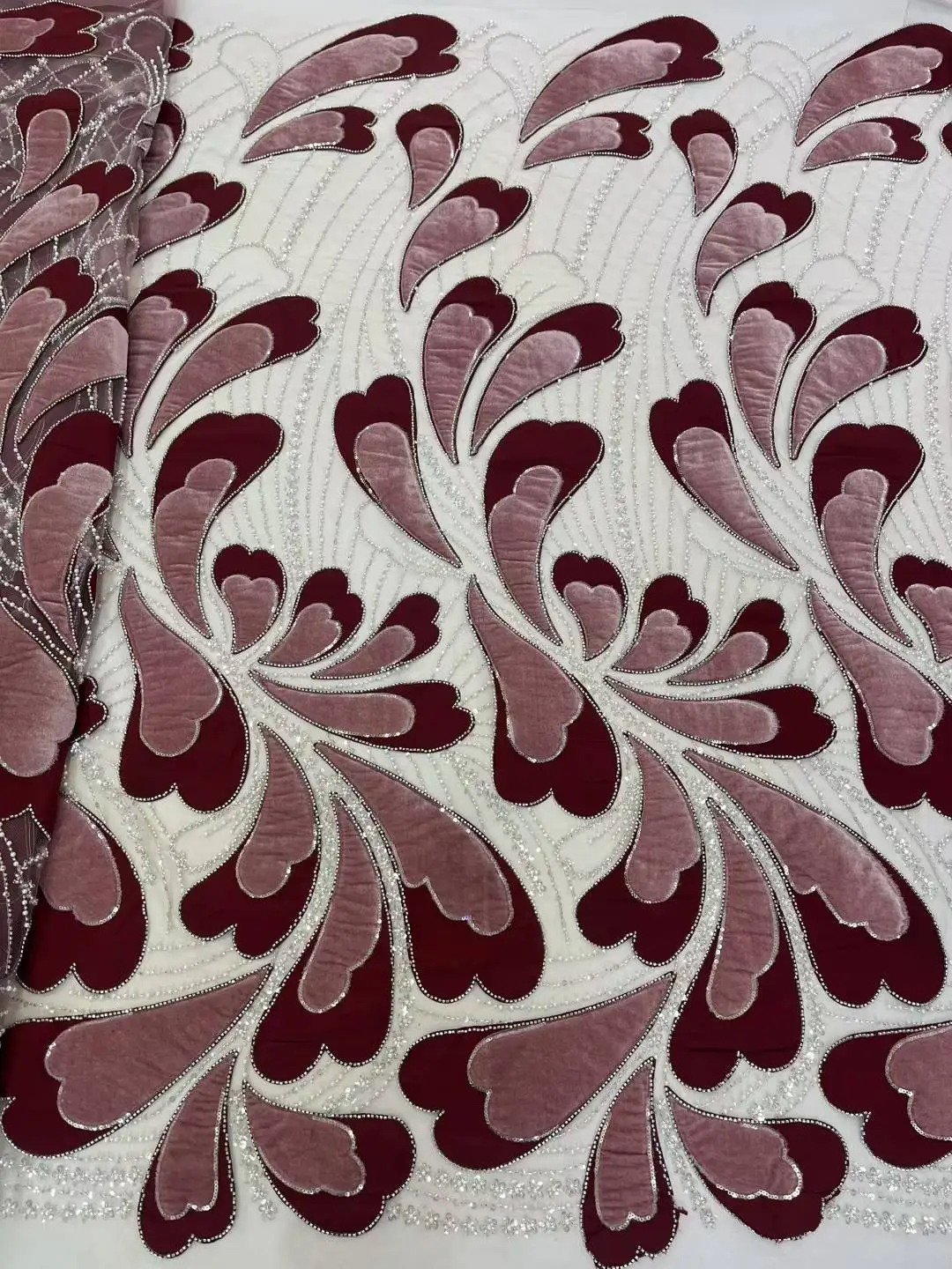 Latest Design Luxury Beads Lace 3D African 2025 High Quality 5 Yards 3D Sequins Fabric Nigeria For Evening Party Dress Wedding
Latest Design Luxury Beads Lace 3D African 2025 High Quality 5 Yards 3D Sequins Fabric Nigeria For Evening Party Dress Wedding