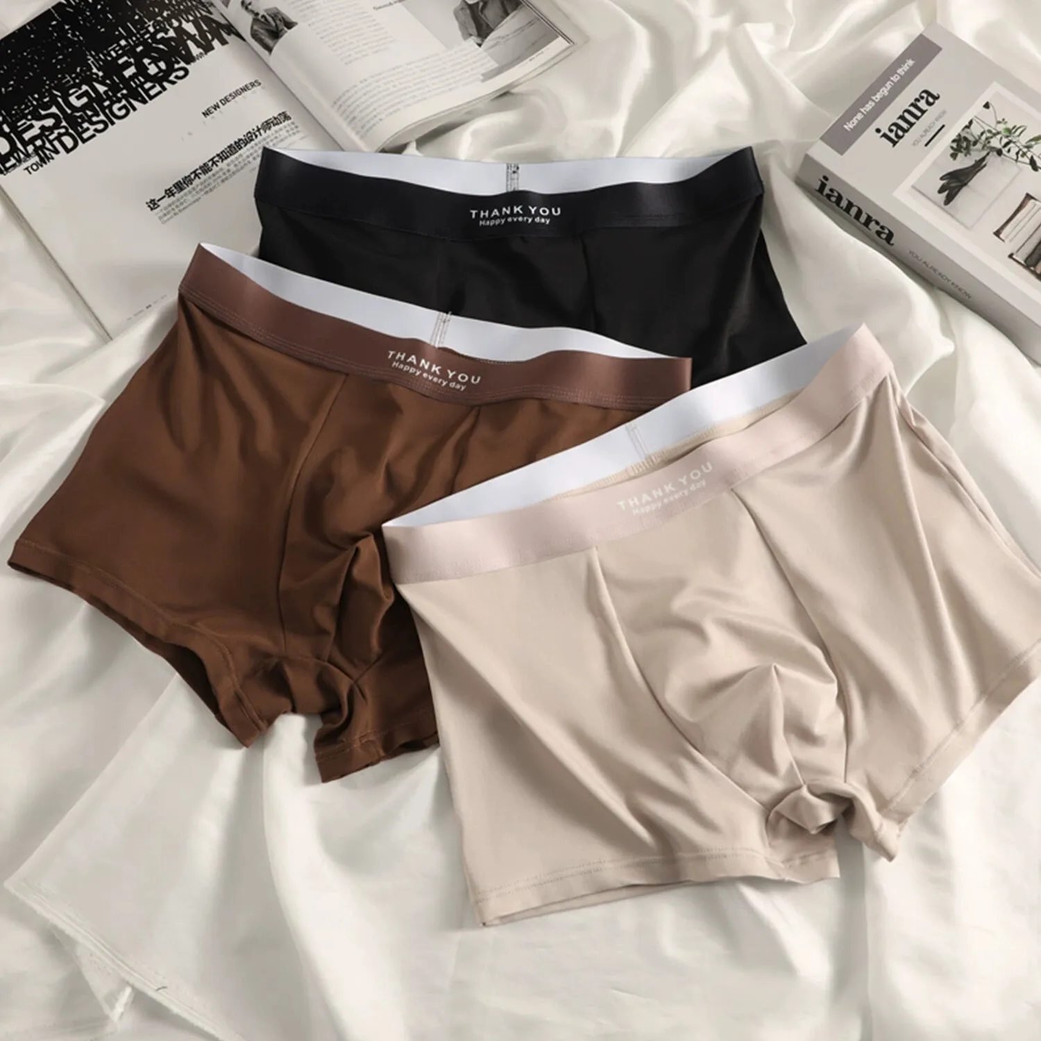 【3 шт.】 облегающее эластичное мужское нижнее белье, однотонные U-образные выпуклые трусики-мешочки, мягкие легкие роскошные шорты без маркировки, атласные
【3 шт.】 облегающее эластичное мужское нижнее белье, однотонные U-образные выпуклые трусики-мешочки, мягкие легкие роскошные шорты без маркировки, атласные