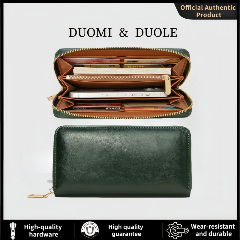 Женская роскошная сумка из натуральной кожи, восковая воловья кожа, длинный кошелек на молнии, стильный женский кошелек, модный кошелек
Женская роскошная сумка из натуральной кожи, восковая воловья кожа, длинный кошелек на молнии, стильный женский кошелек, модный кошелек