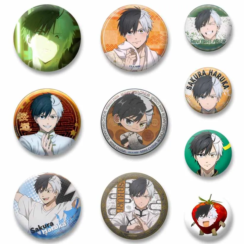 Cartoon Character Haruka Sakura Chibi Badges Anime Peripherals Wind Breaker Enamel Pins Bag Clothing Decor Brooch Jewelry Gifts
Cartoon Character Haruka Sakura Chibi Badges Anime Peripherals Wind Breaker Enamel Pins Bag Clothing Decor Brooch Jewelry Gifts