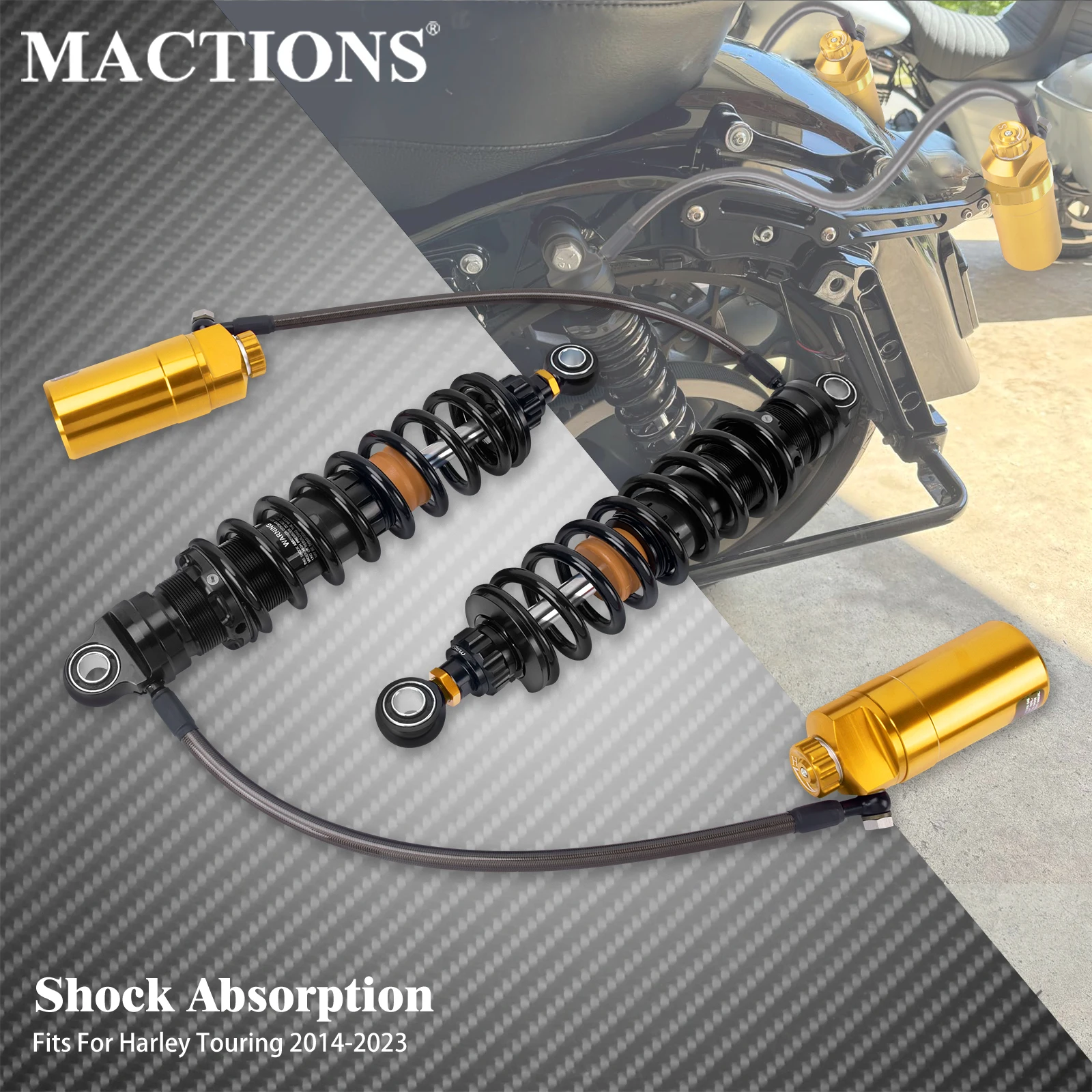 Мотоциклетный дистанционный резервуар, задние амортизаторы, амортизаторы, опускание подвески для Harley Touring Road Street Glide Road King 2014-2024
Мотоциклетный дистанционный резервуар, задние амортизаторы, амортизаторы, опускание подвески для Harley Touring Road Street Glide Road King 2014-2024