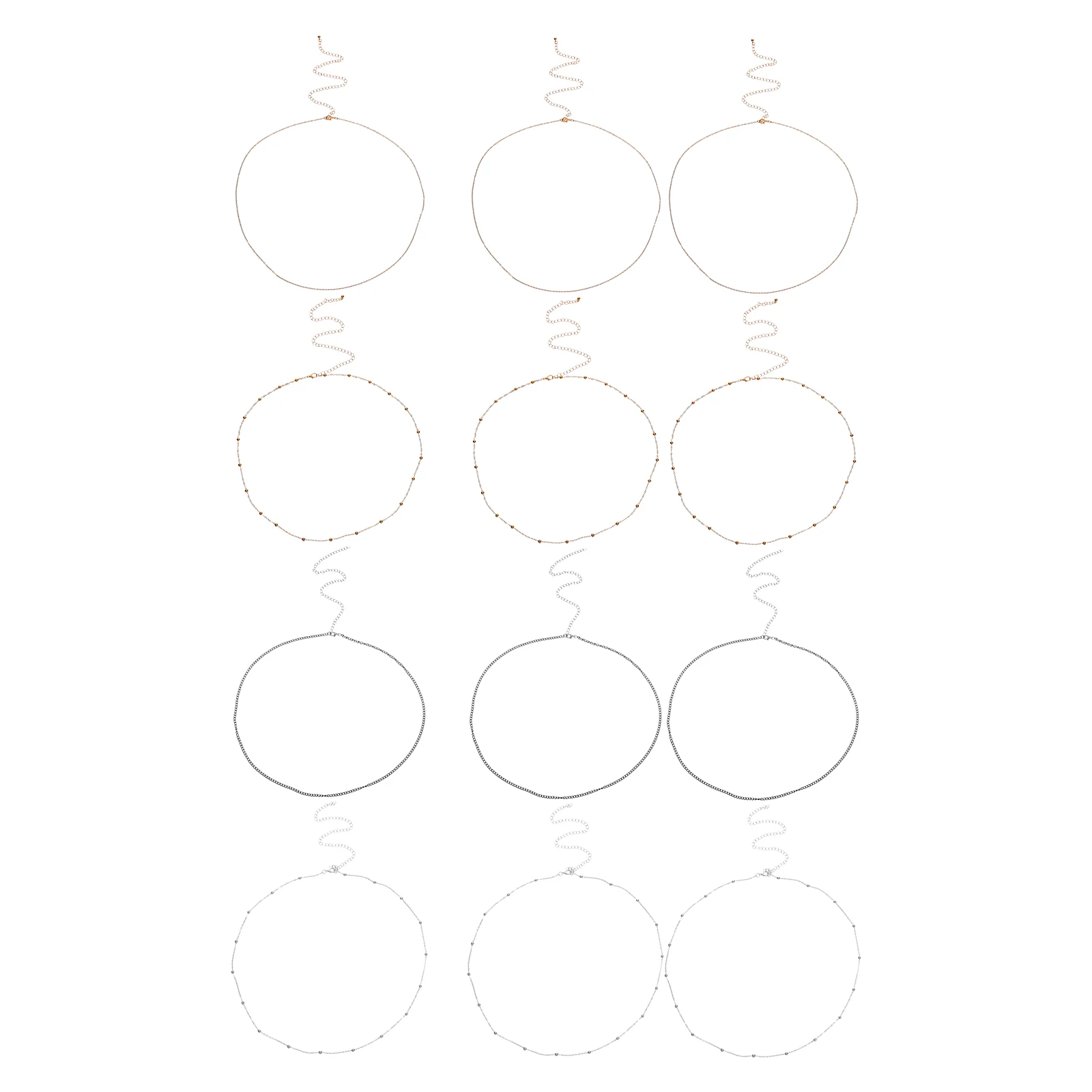 12pcs Women's Double Layer Waist Chain Metal Body Beach Belly Jewelry Boho Fashion Stomach Chains for Lightweight
12pcs Women's Double Layer Waist Chain Metal Body Beach Belly Jewelry Boho Fashion Stomach Chains for Lightweight