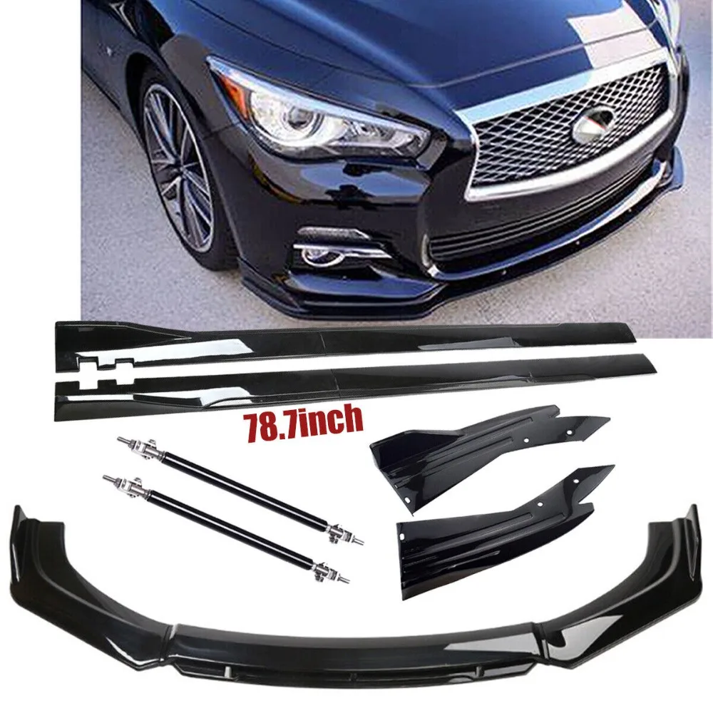 For Infiniti Q70 Q60 Glossy Black Front Bumper Spoiler Body Kit Side Skirt Rear United States
For Infiniti Q70 Q60 Glossy Black Front Bumper Spoiler Body Kit Side Skirt Rear United States