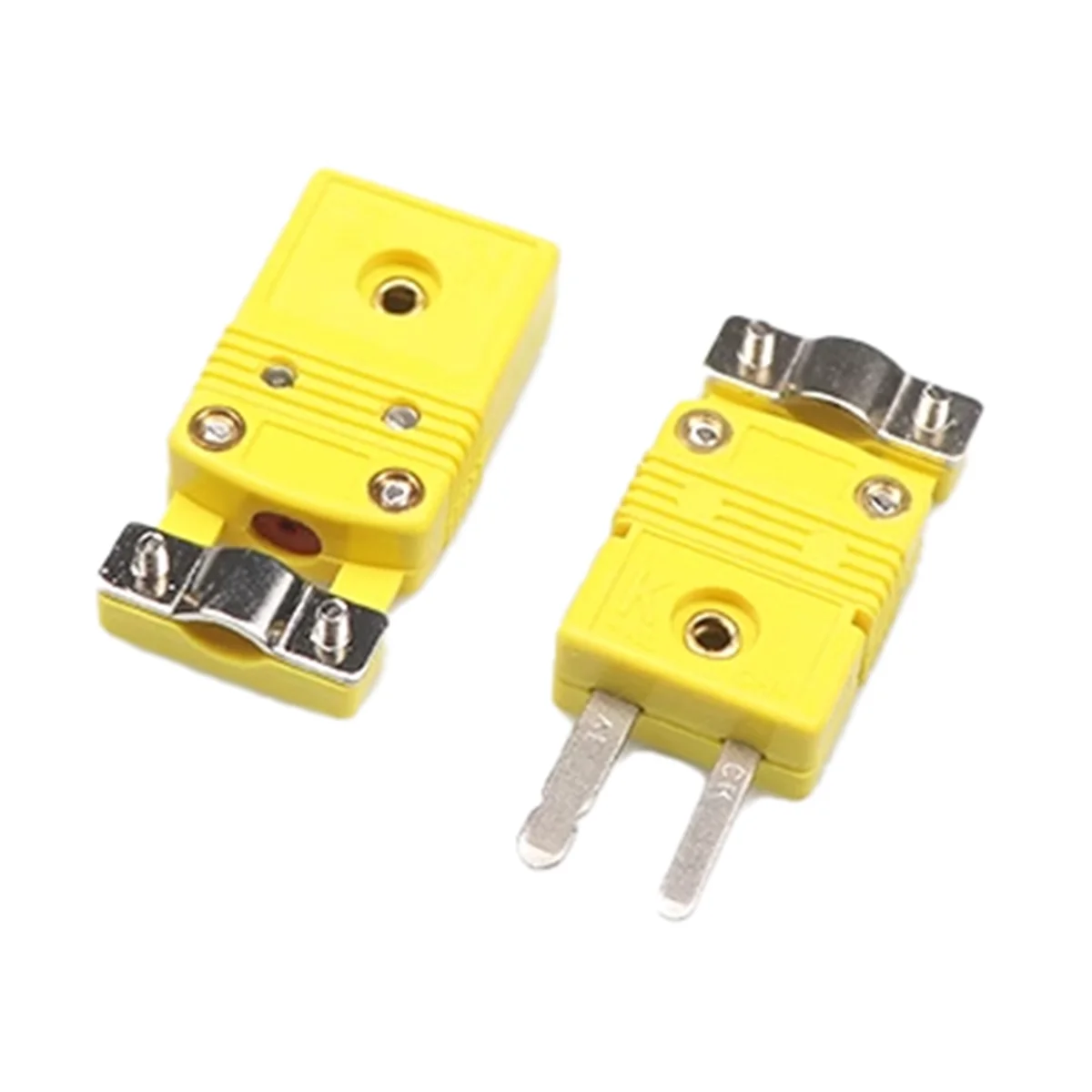 Practical K-Type Thermocouple Small Yellow Plug with Bracket K-Type Thermocouple Connector Thermocouple Socket with Clip
Practical K-Type Thermocouple Small Yellow Plug with Bracket K-Type Thermocouple Connector Thermocouple Socket with Clip
