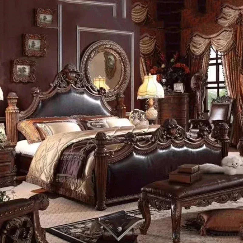 Luxury Nordic Bed Multifonction King Size Aesthetic Sleeping French Bed Lounge Wooden Modern Cama Matrimonial Bedroom Furniture
Luxury Nordic Bed Multifonction King Size Aesthetic Sleeping French Bed Lounge Wooden Modern Cama Matrimonial Bedroom Furniture