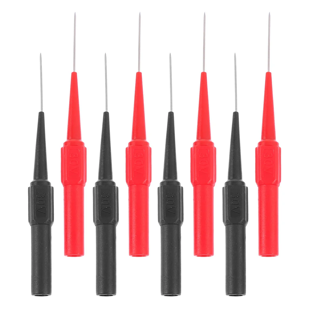 8Pcs Multimeter Test Probes High Durability Stainless Steel Tip for Circuit Tester Reliable Testing Lead Probes Digital Meter
