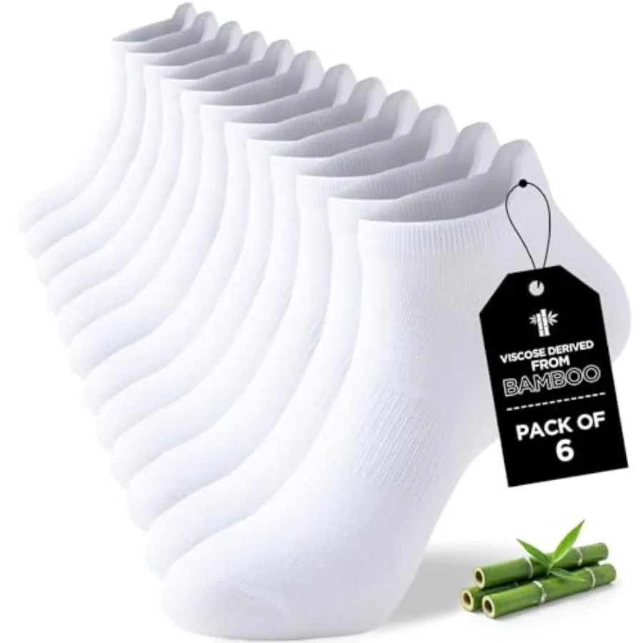 Ankle Socks for Men, 6 Pairs Bamboo Rayon Breathable Sports Low Cut Thin, Size
Ankle Socks for Men, 6 Pairs Bamboo Rayon Breathable Sports Low Cut Thin, Size
