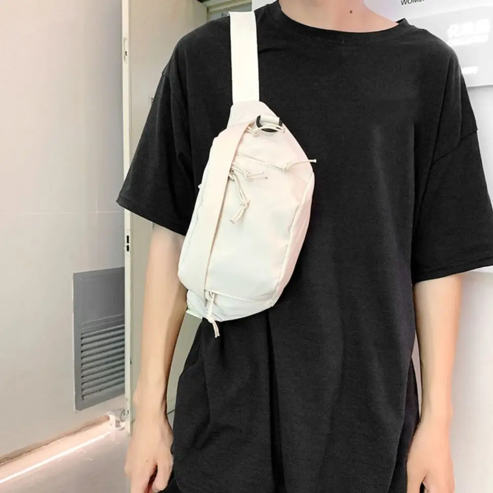 Nylon Women's Chest Bag Hiking Bag Solid Color Shoulder Crossbody Pocket Korean Version Street Style Crossbody Chest Bag
Nylon Women's Chest Bag Hiking Bag Solid Color Shoulder Crossbody Pocket Korean Version Street Style Crossbody Chest Bag