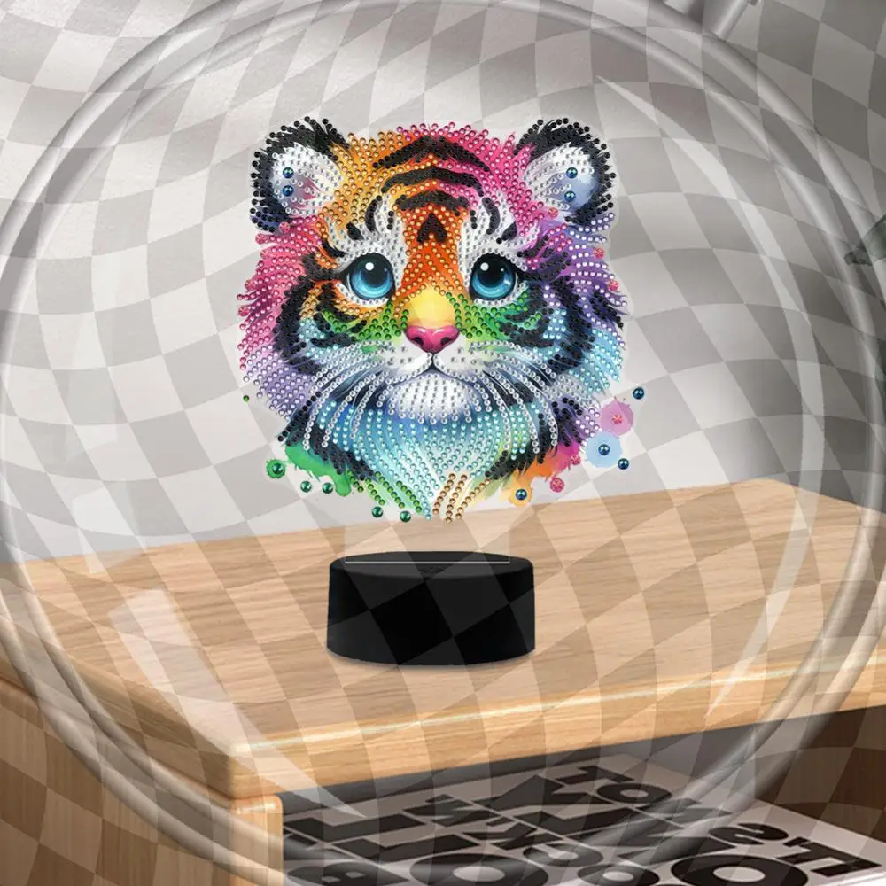 Animal Diamond Painting Night Light with Tools DIY Diamond Painting Table Lamp Acrylic for Bedroom Living Room Home Office
Animal Diamond Painting Night Light with Tools DIY Diamond Painting Table Lamp Acrylic for Bedroom Living Room Home Office