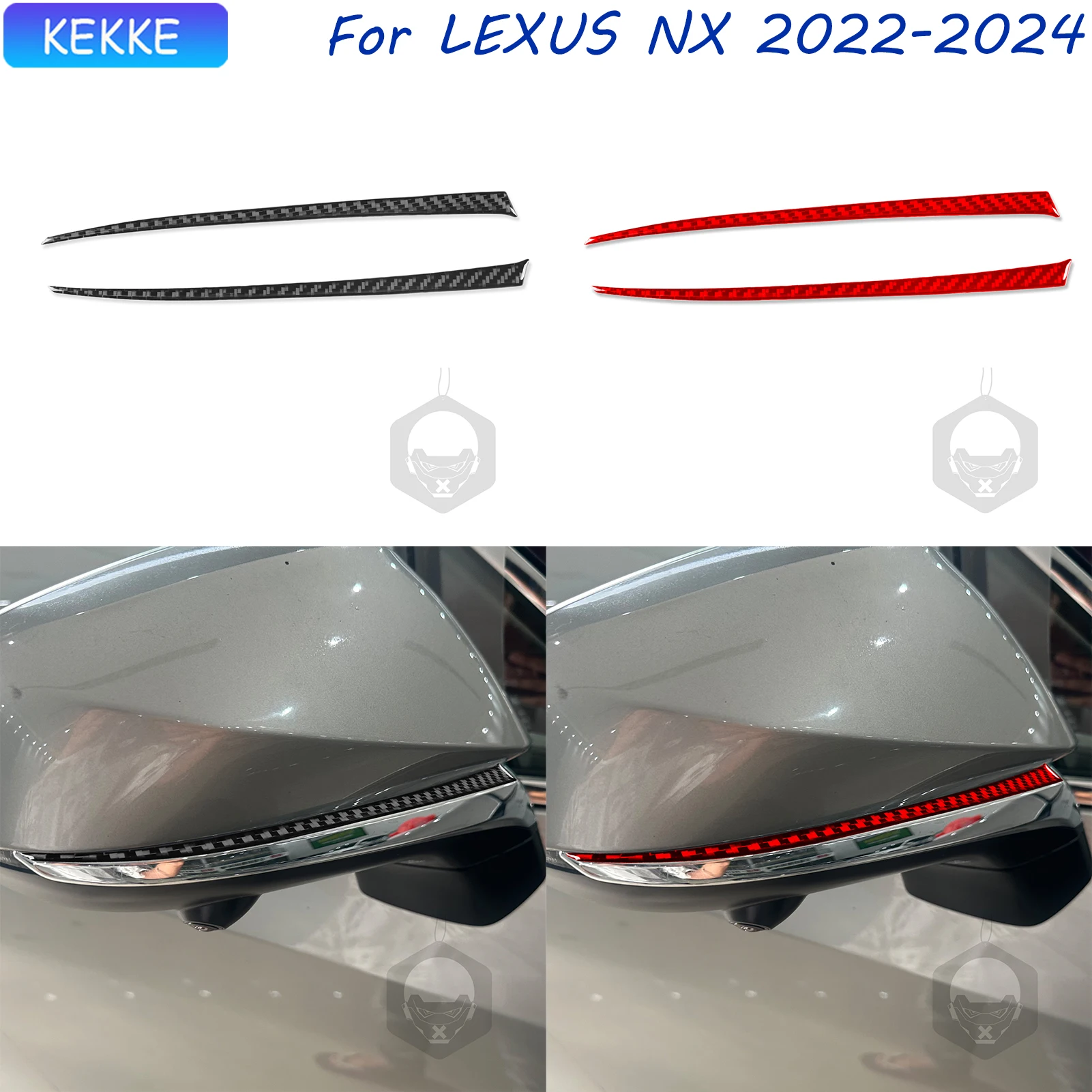 For Lexus NX 2022-2024 Real Carbon Fiber Rearview Mirror Trim Strip Sticker Auto Decorative Decal Accessory
For Lexus NX 2022-2024 Real Carbon Fiber Rearview Mirror Trim Strip Sticker Auto Decorative Decal Accessory