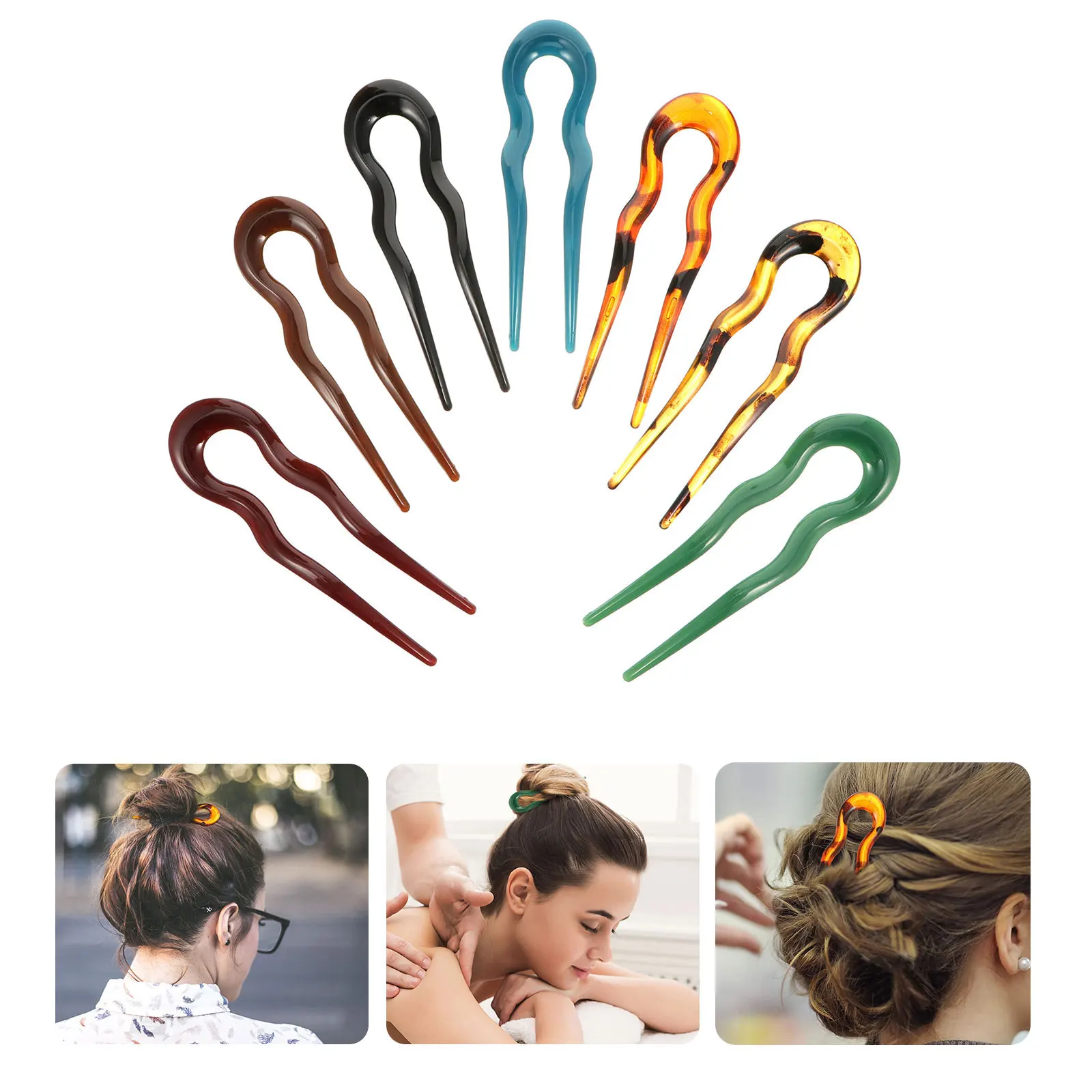 7 шт. U-образные вилки для волос с леопардовым принтом, зажимы для когтей, стильные элегантные аксессуары из смолы, женские заколки для волос 
7 шт. U-образные вилки для волос с леопардовым принтом, зажимы для когтей, стильные элегантные аксессуары из смолы, женские заколки для волос