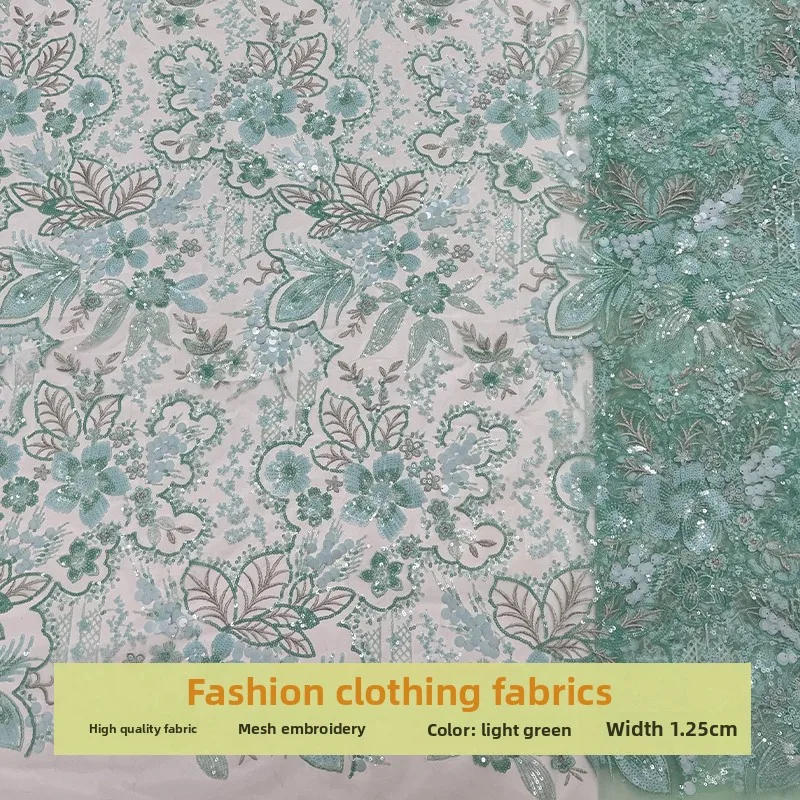 Mesh Colorful Sequin Embroidery Pattern Fabric for Dress Performance Costume Clothing Diy Cloth By The Yard Sewing Material
Mesh Colorful Sequin Embroidery Pattern Fabric for Dress Performance Costume Clothing Diy Cloth By The Yard Sewing Material