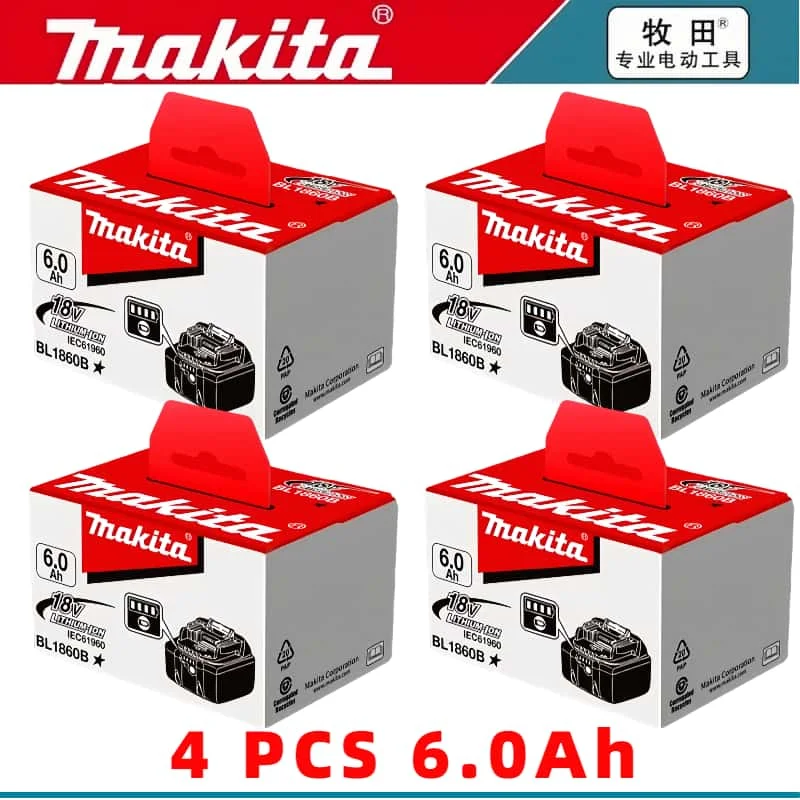 Original 18V Makita 6Ah/5Ah/3Ah for Makita 18V Battery BL1830B BL1850B BL1850 BL1840 BL1860 BL1815 Replacement Lithium Batteries
Original 18V Makita 6Ah/5Ah/3Ah for Makita 18V Battery BL1830B BL1850B BL1850 BL1840 BL1860 BL1815 Replacement Lithium Batteries