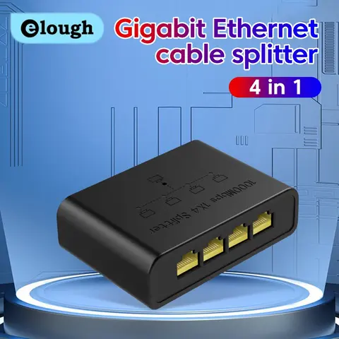 Elough 5-port Gigabit Network Switch Ethernet RJ45 Network Port Network Cable Connection Switch Network Splitter Cable Expander