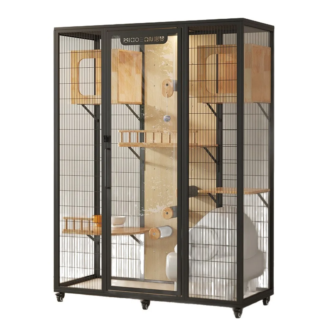 Cat cage villa panoramic glass solid wood cat nest pet house panoramic glass cage
Cat cage villa panoramic glass solid wood cat nest pet house panoramic glass cage