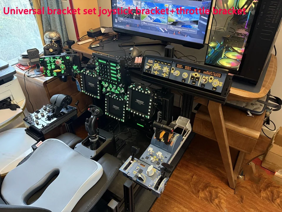 WINWING Orion/Ursa Minor Flight Joystick Throttle Universal Aluminum Alloy Dual Hand Stand Universal Joystick Desktop Stand
WINWING Orion/Ursa Minor Flight Joystick Throttle Universal Aluminum Alloy Dual Hand Stand Universal Joystick Desktop Stand