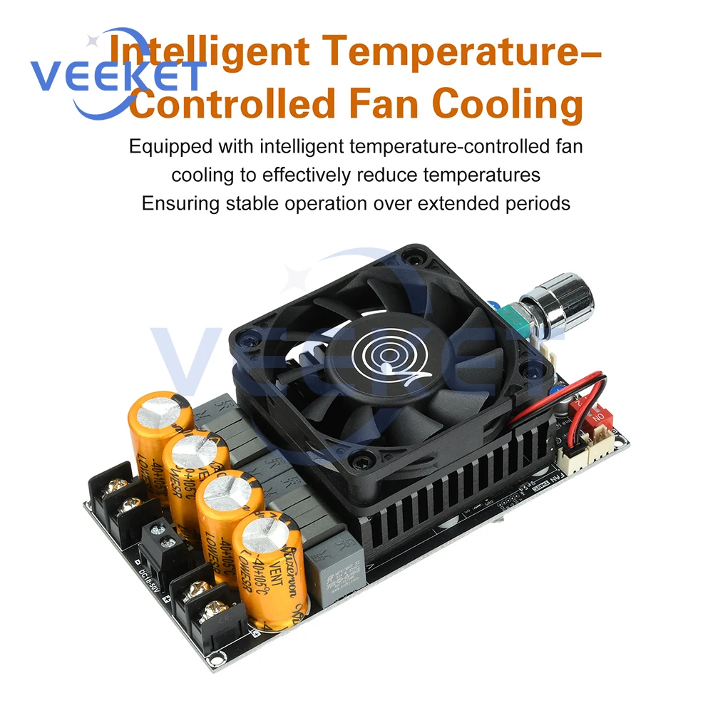 ZK-3002 2G TPA3255 HiFi Audio Power Module 300W Dual Channel 600W Mono Amplifier Board with Intelligent Cooling System
ZK-3002 2G TPA3255 HiFi Audio Power Module 300W Dual Channel 600W Mono Amplifier Board with Intelligent Cooling System