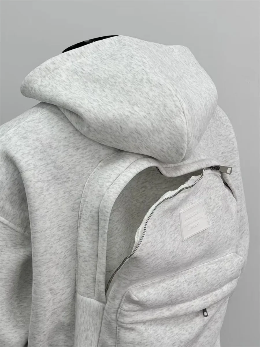 Y2K Men's Spring Autumn Design 3D Three-Dimensional Backpack Hoodie Unique Versatile Cardigan Jacket Halloween Harajuku Hoodie
Y2K Men's Spring Autumn Design 3D Three-Dimensional Backpack Hoodie Unique Versatile Cardigan Jacket Halloween Harajuku Hoodie