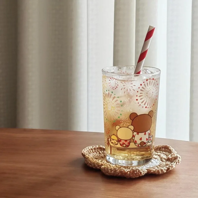 Fireworks Festival Rilakkuma Vintage Glass Cup Elegant Retro-Designed Heat-Resistant Glass Cup Showa-Style Imitation Milk Cup
Fireworks Festival Rilakkuma Vintage Glass Cup Elegant Retro-Designed Heat-Resistant Glass Cup Showa-Style Imitation Milk Cup