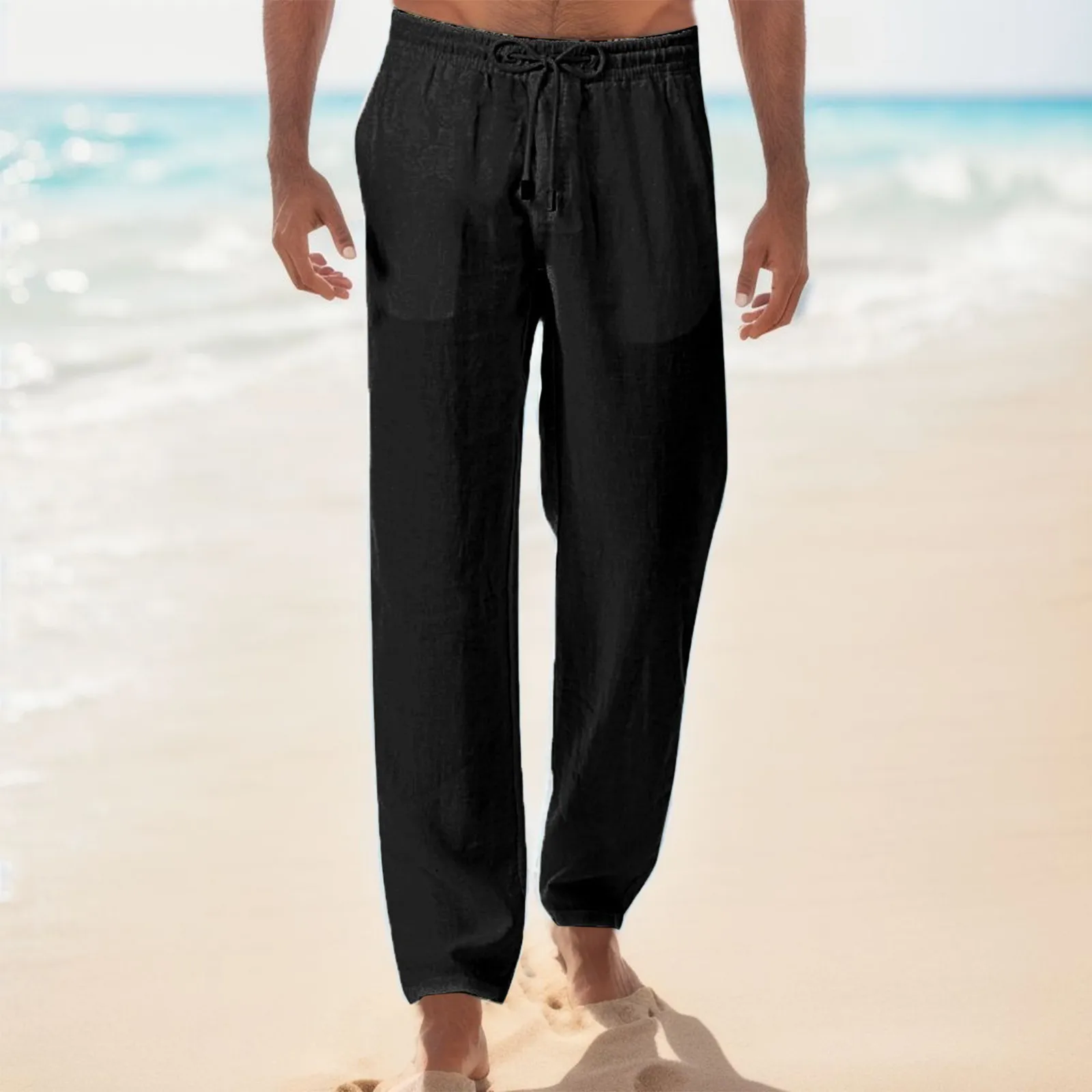 New Men's Cotton Long Pants Summer Casual Solid Color Breathable Trousers Comfortable Men Casual Harajuku Trousers For Men
New Men's Cotton Long Pants Summer Casual Solid Color Breathable Trousers Comfortable Men Casual Harajuku Trousers For Men