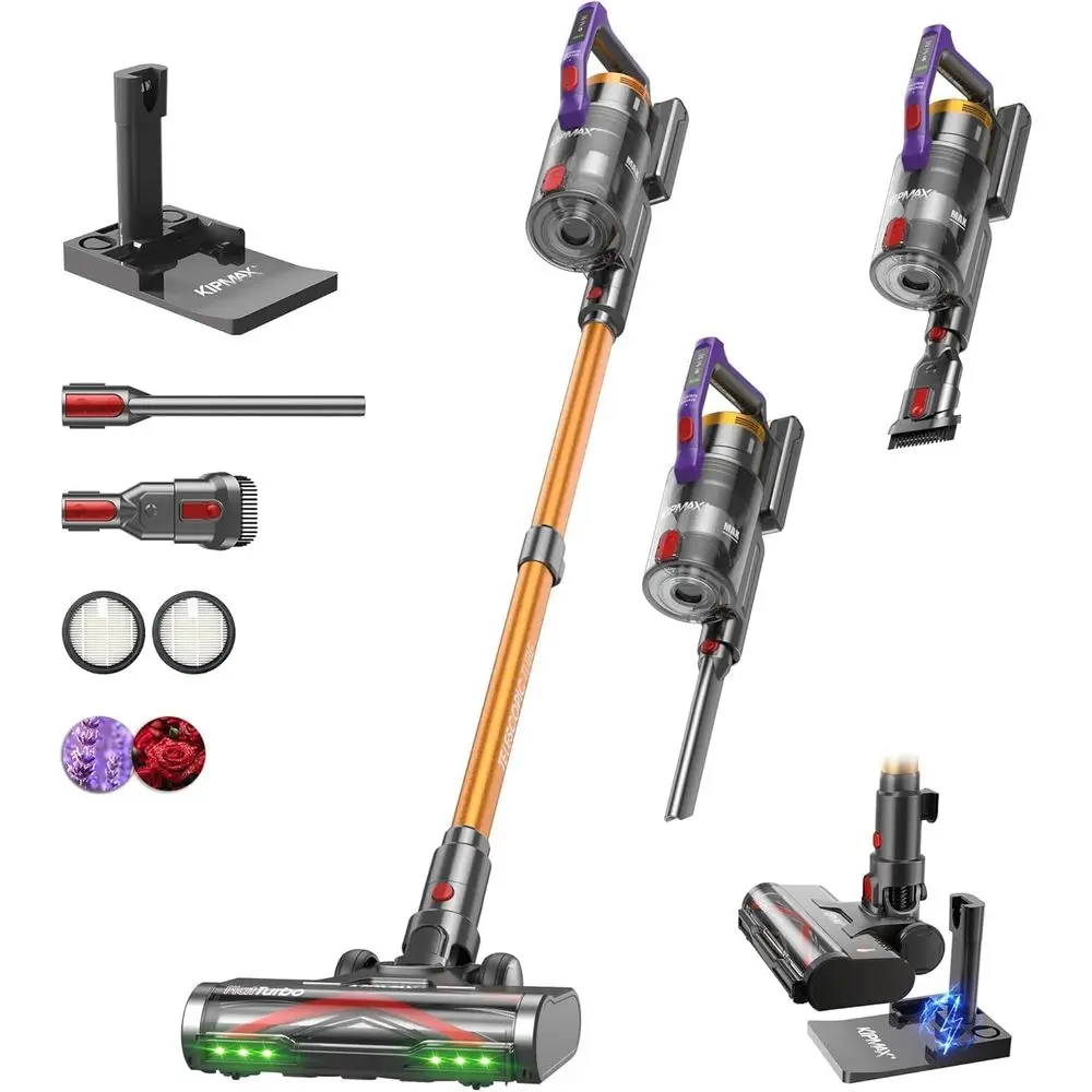 CordlVacuum Cleaner,Upgraded 650W/55KPA/70Mins/With No-Drill Charging Station CordlStick Vacuum Cleaner,LED Display&Aromatherapy
CordlVacuum Cleaner,Upgraded 650W/55KPA/70Mins/With No-Drill Charging Station CordlStick Vacuum Cleaner,LED Display&Aromatherapy