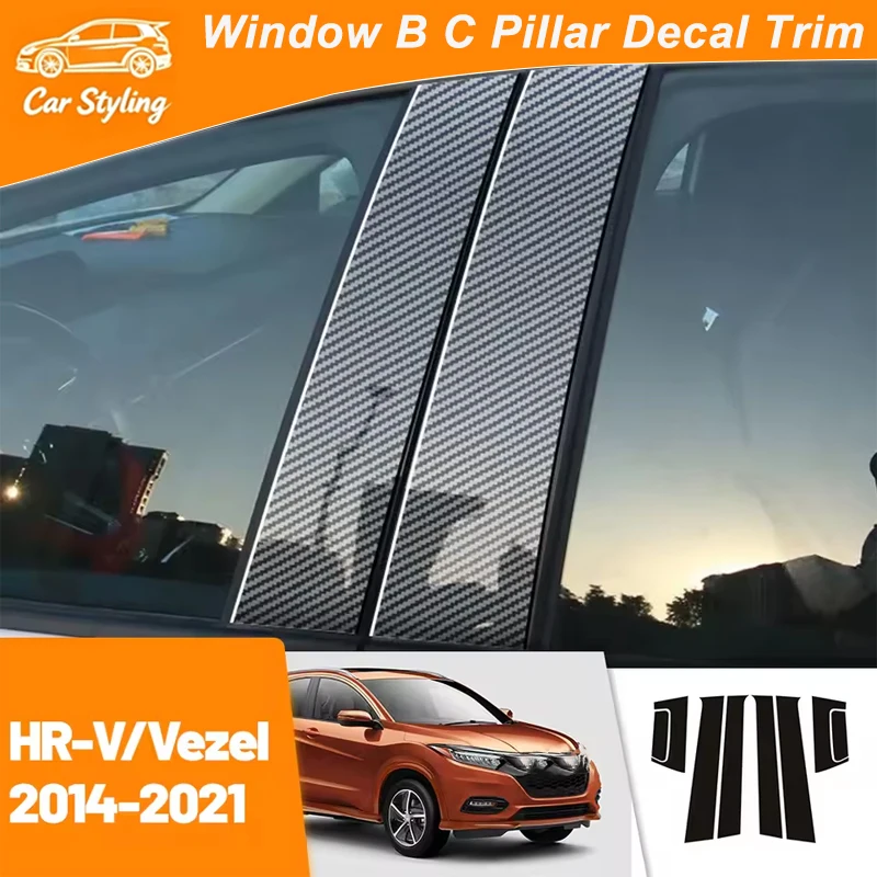 For Honda HR-V HRV Vezel 2014-2021 2015 2016 2017 Carbon Fiber Window Door Column Deal B C Pillar Post Cover Trim Sticker
For Honda HR-V HRV Vezel 2014-2021 2015 2016 2017 Carbon Fiber Window Door Column Deal B C Pillar Post Cover Trim Sticker