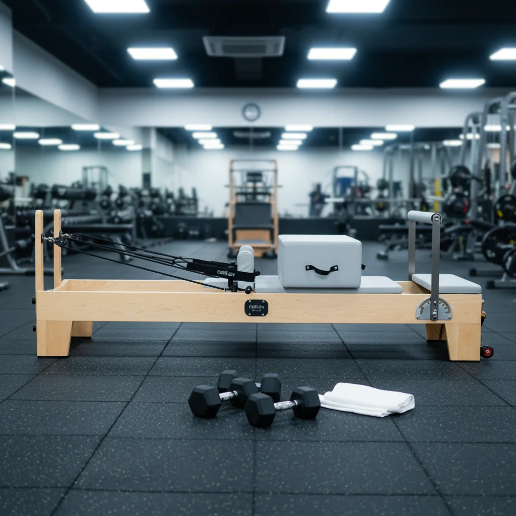 Maple Wood Core Reformer Bed Multifunctional Environmentally Friendly Aesthetically Pleasing for Professional Pilates Studios
Maple Wood Core Reformer Bed Multifunctional Environmentally Friendly Aesthetically Pleasing for Professional Pilates Studios