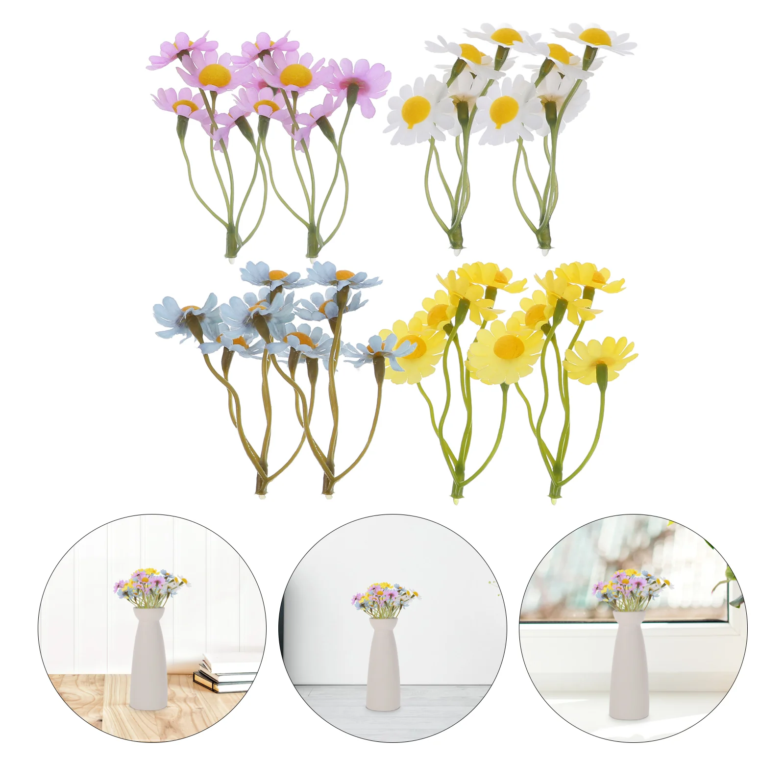 20 Pcs Artificial Flower Plant Small Faux Flowers Fake Bouquet Rural Fall Daisy Stems Plastic
20 Pcs Artificial Flower Plant Small Faux Flowers Fake Bouquet Rural Fall Daisy Stems Plastic