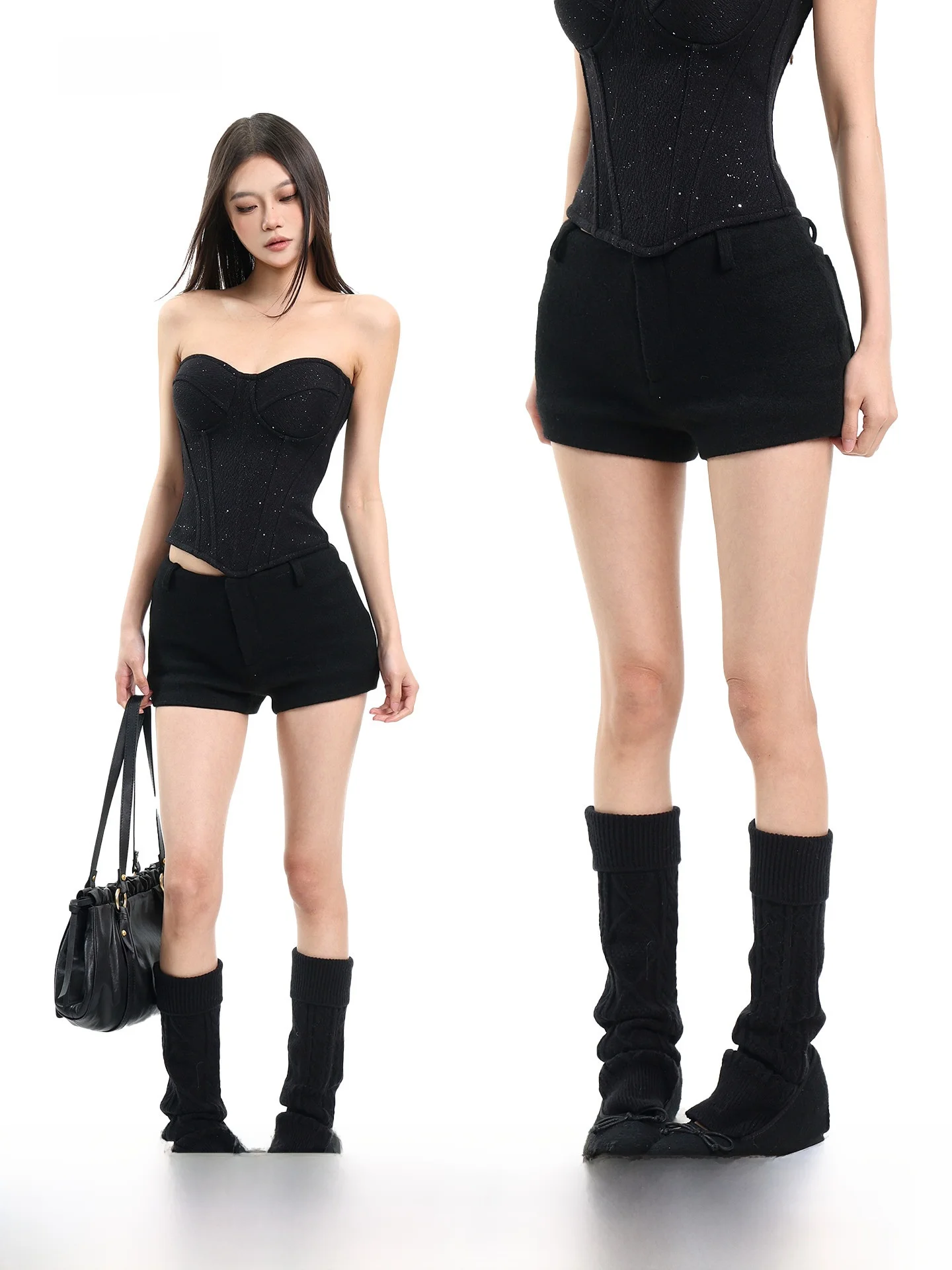 Женские повседневные шорты с высокой талией, прямого кроя, черные, сексуальные, утягивающие, модные, удобные, дышащие, для весны
Женские повседневные шорты с высокой талией, прямого кроя, черные, сексуальные, утягивающие, модные, удобные, дышащие, для весны