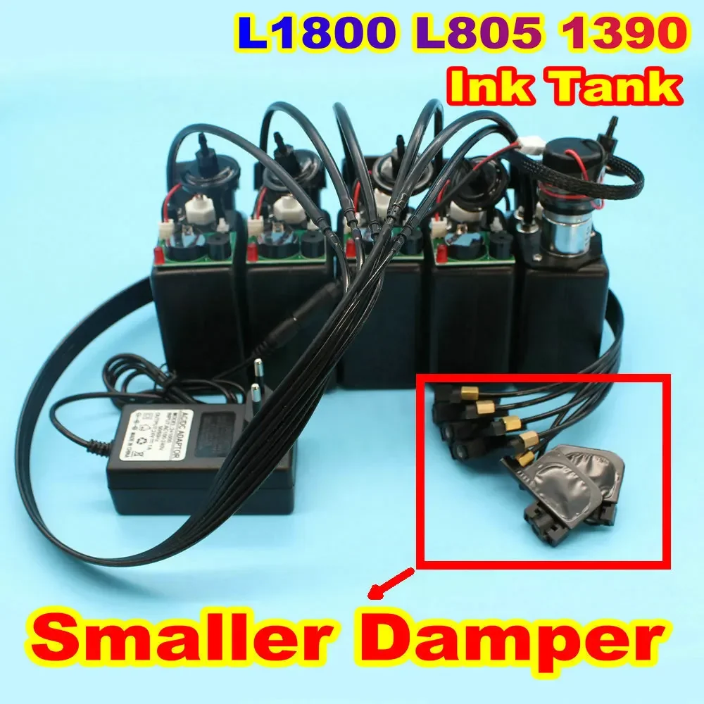 Ink Tank L805 For Epson L1800 UV Ciss Ink Tank Kit With Stirrer Ink Level Sensor Alarm Printer Modify UV Continuous Print Tool
Ink Tank L805 For Epson L1800 UV Ciss Ink Tank Kit With Stirrer Ink Level Sensor Alarm Printer Modify UV Continuous Print Tool