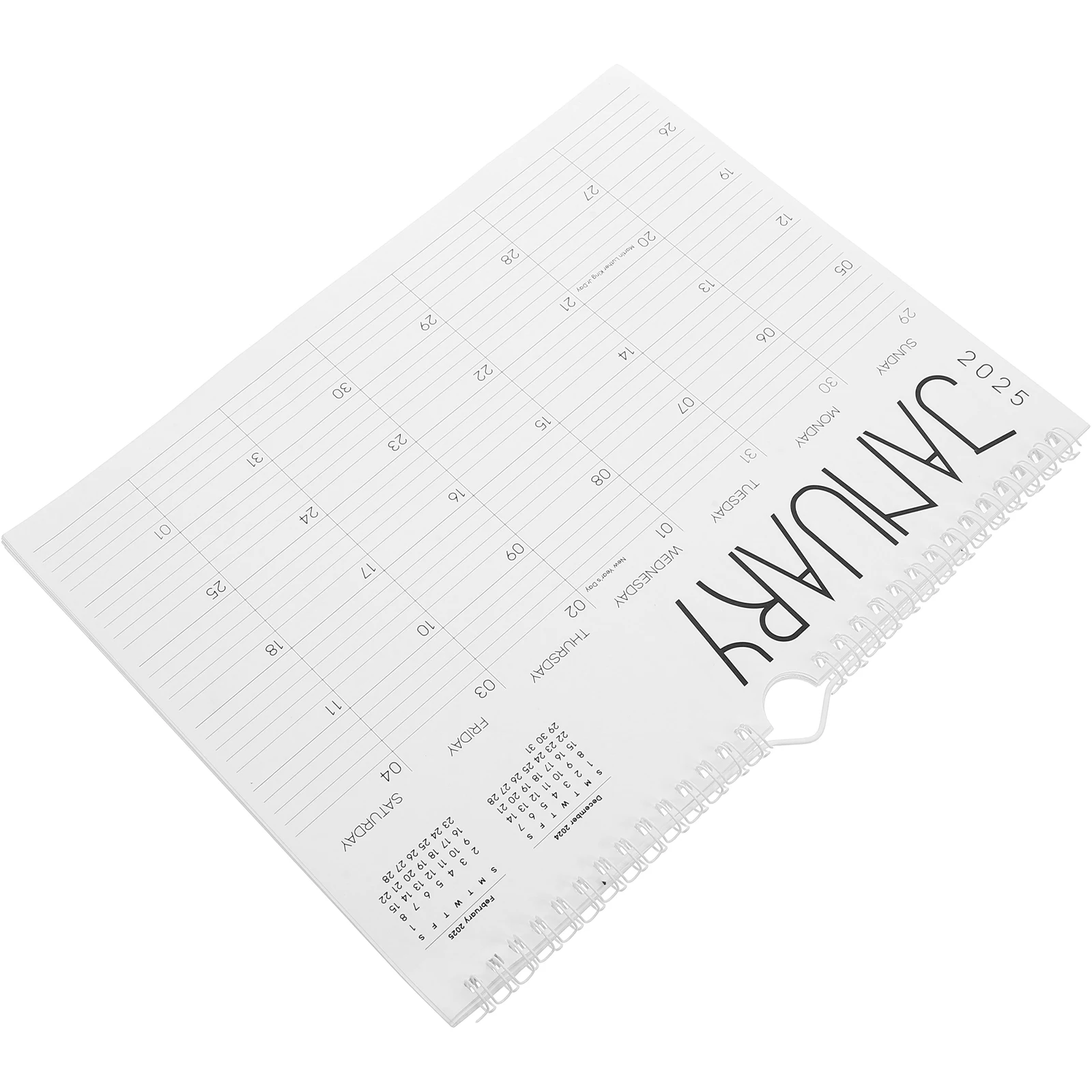 2025 Wall Calendar Yearly Planner 12 Month Layout for Office White Paper Legal Notepad Family Desk Tear Off Flip 
2025 Wall Calendar Yearly Planner 12 Month Layout for Office White Paper Legal Notepad Family Desk Tear Off Flip