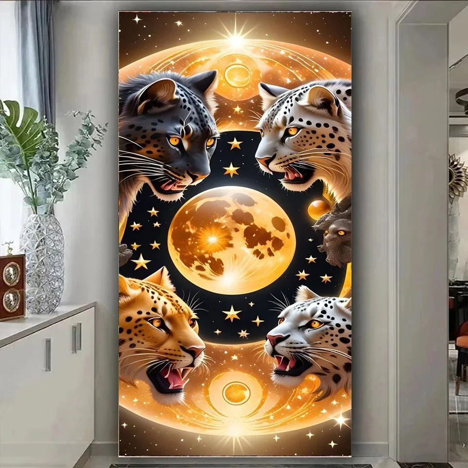 DIY Diamond painting Golden Leopard Moon Diamond Embroidery Mosaic Jewelry Cross Stitch Home Decor Accessories New Arrivals
DIY Diamond painting Golden Leopard Moon Diamond Embroidery Mosaic Jewelry Cross Stitch Home Decor Accessories New Arrivals