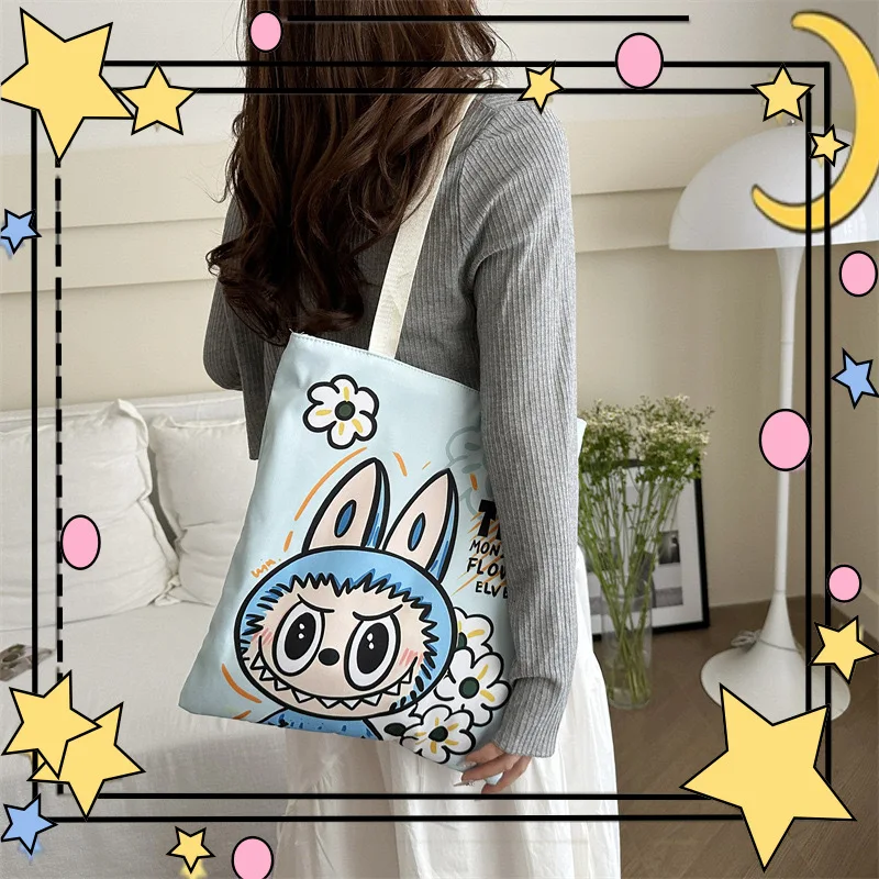 Labubu Cartoon Canvas Tote Bag Large Capacity Single Shoulder Outdoor Handbag For Students Women'S Travel Bag 2025 New Model
Labubu Cartoon Canvas Tote Bag Large Capacity Single Shoulder Outdoor Handbag For Students Women'S Travel Bag 2025 New Model