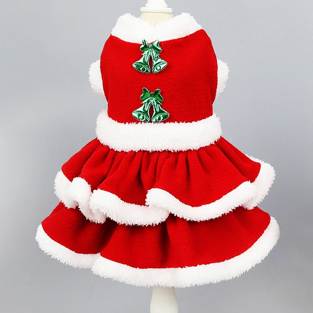 Christmas Dog Girls Costume Dress Puppy Warm Fleece Skirt Clothes Autumn Winter Pet Clothes Dog Red Skirt Fancy Dress Costume
Christmas Dog Girls Costume Dress Puppy Warm Fleece Skirt Clothes Autumn Winter Pet Clothes Dog Red Skirt Fancy Dress Costume