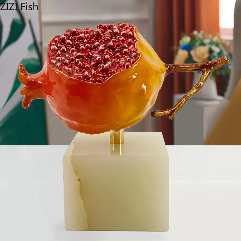 Simulation Pomegranate Gold-plated Statue Marble Base Desk Decoration Pomegranate Sculpture Room Aesthetic Decor Ornaments
Simulation Pomegranate Gold-plated Statue Marble Base Desk Decoration Pomegranate Sculpture Room Aesthetic Decor Ornaments