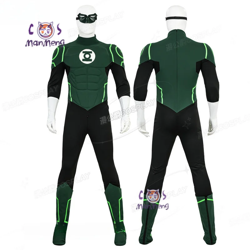 Adults Green Lantern Superhero Cosplay Costumes Zentai Halloween Party Bodysuit Props masks shoes Men Fantasy Battle G.L Uniform
Adults Green Lantern Superhero Cosplay Costumes Zentai Halloween Party Bodysuit Props masks shoes Men Fantasy Battle G.L Uniform