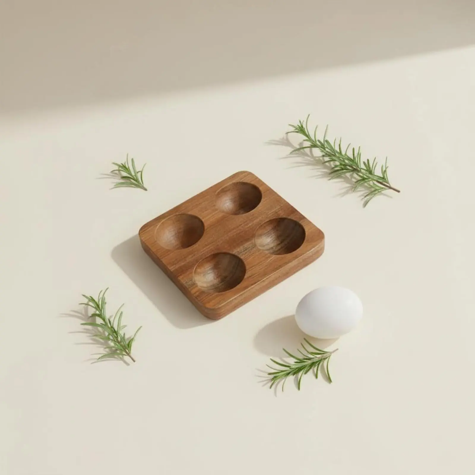 Acacia Wood Ovum Tray Handmade Acacia Wood Ovum Rack Hand Polished Minimalist Design for Kitchen
Acacia Wood Ovum Tray Handmade Acacia Wood Ovum Rack Hand Polished Minimalist Design for Kitchen
