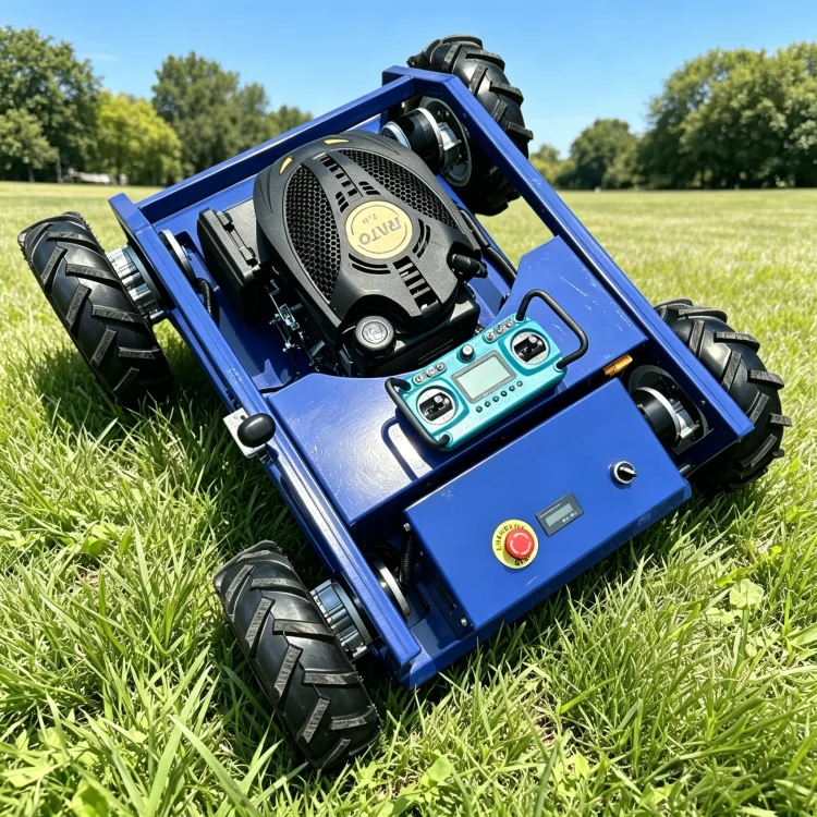 Customizable Remote Grass Cutter Crawler Lawn Mower for Rough Terrain Easy Control High Efficiency Trimming
Customizable Remote Grass Cutter Crawler Lawn Mower for Rough Terrain Easy Control High Efficiency Trimming