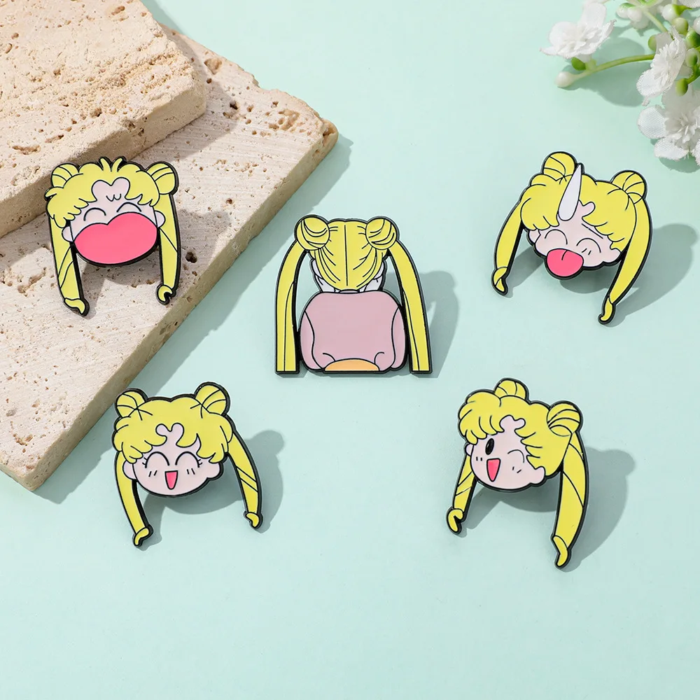 Sweet Kawaii Cartoon Anime Character Series Enamel Brooch Badge Lapel Shirt Back Packaging Accessories
Sweet Kawaii Cartoon Anime Character Series Enamel Brooch Badge Lapel Shirt Back Packaging Accessories