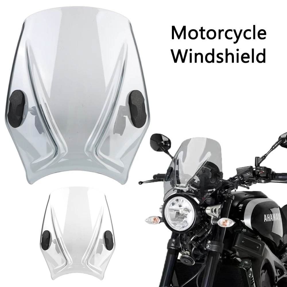 Universal For Street Bike For XSR700 XSR900 For HONDA CB650R Kawasaki Dukadi Motorcycle Windscreen Windshield Spoiler
Universal For Street Bike For XSR700 XSR900 For HONDA CB650R Kawasaki Dukadi Motorcycle Windscreen Windshield Spoiler