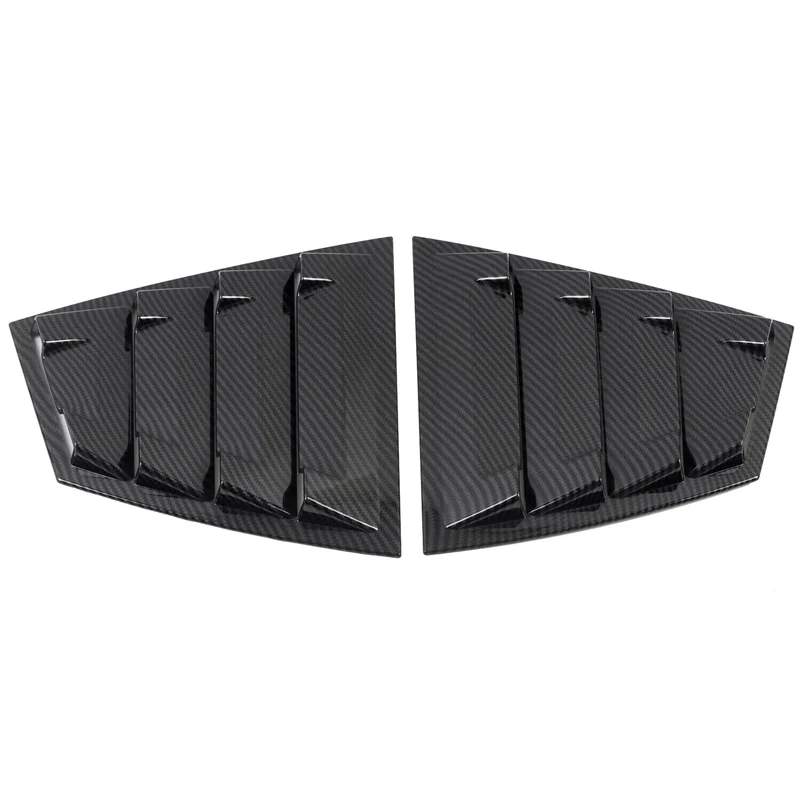 Carbon Fiber Color Rear Side Vent Quarter Window Louver Shutter Cover Trim for Subaru WRX /WRX STI 2015 - 2021
Carbon Fiber Color Rear Side Vent Quarter Window Louver Shutter Cover Trim for Subaru WRX /WRX STI 2015 - 2021
