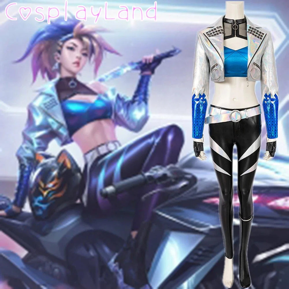 Game LOL Cosplay LOL KDA Member Of A Group Akali Costume Cosplay All Out Clothing Carnival Halloween Adult Women Sexy Outfit
Game LOL Cosplay LOL KDA Member Of A Group Akali Costume Cosplay All Out Clothing Carnival Halloween Adult Women Sexy Outfit