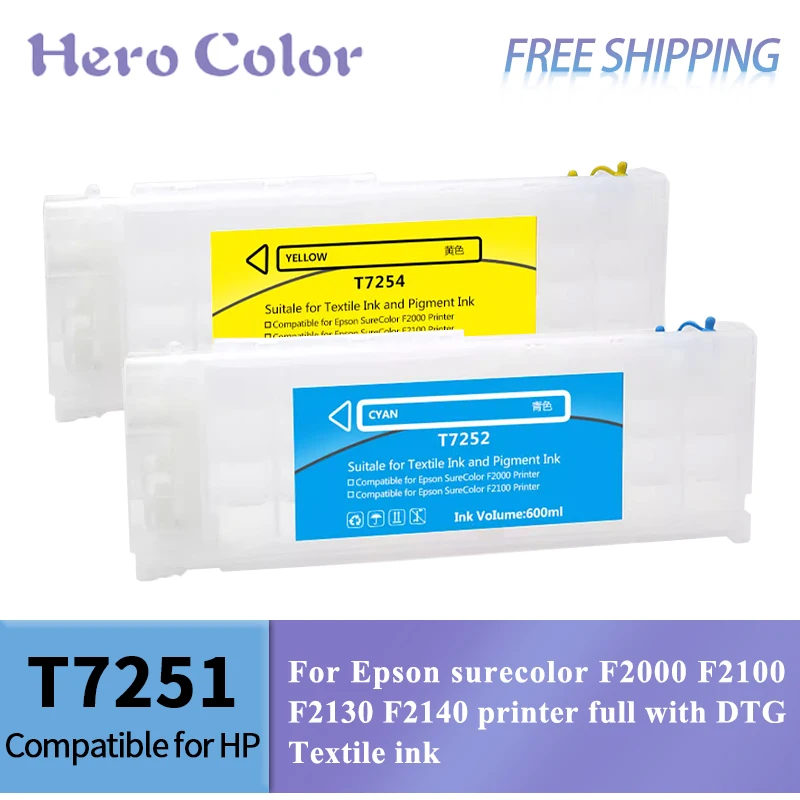 Совместимый картридж T7251-T725A2 для принтера Epson surecolor F2000 F2100 F2130 F2140
Совместимый картридж T7251-T725A2 для принтера Epson surecolor F2000 F2100 F2130 F2140