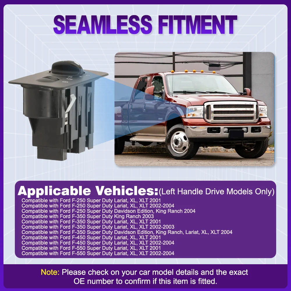 1C3Z11654BAA Car Headlight Fog Light Lamp Switch For Ford F-250 F-350 F-450 F-550 Super Duty 1802-304730 1C3Z11654AAB
1C3Z11654BAA Car Headlight Fog Light Lamp Switch For Ford F-250 F-350 F-450 F-550 Super Duty 1802-304730 1C3Z11654AAB